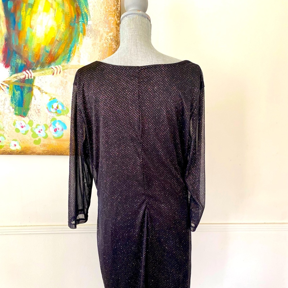 ALEXA B Nites 🖤BLACK🖤 FORMAL WOMEN DRESS PLUS SIZE 20W EUC - Picture 8 of 11
